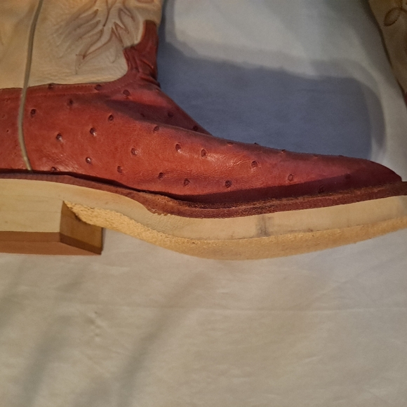 TONY LAMA OSTRICH MENS BOOTS - Picture 13 of 14